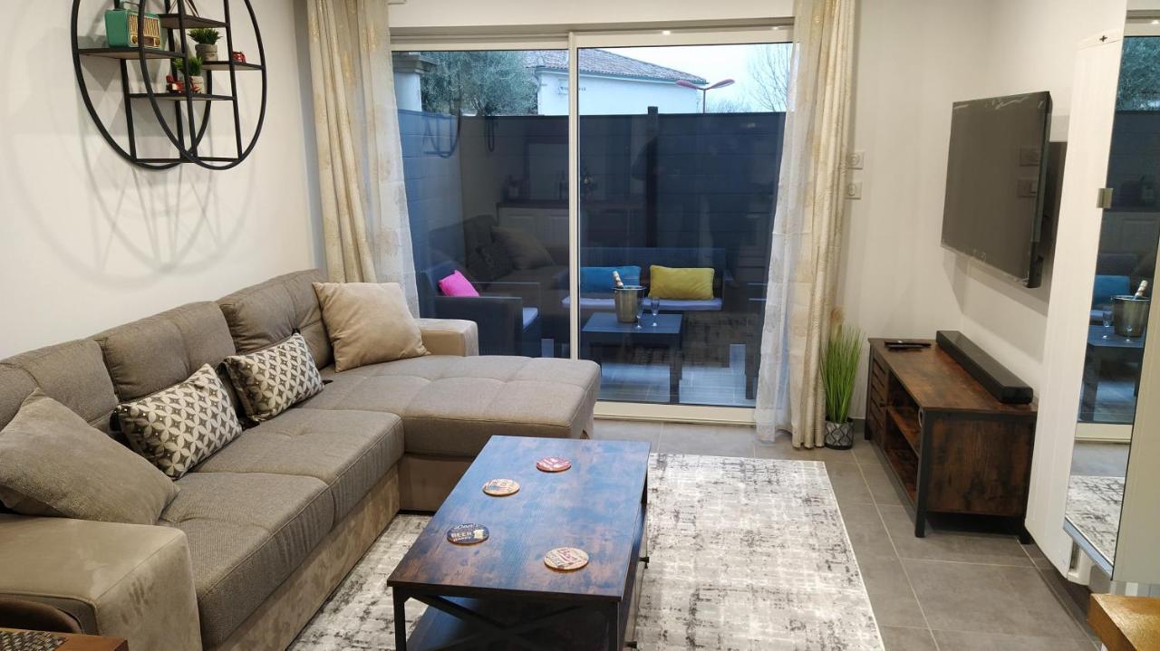 Charmant Appartement T2 Dans Villa Avec En Supplement Spa Exterieur De Mai A Septembre Laveyron Exterior photo